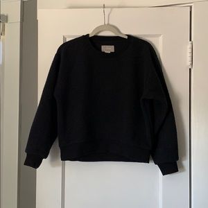 Everlane Renew Fleece in Black
